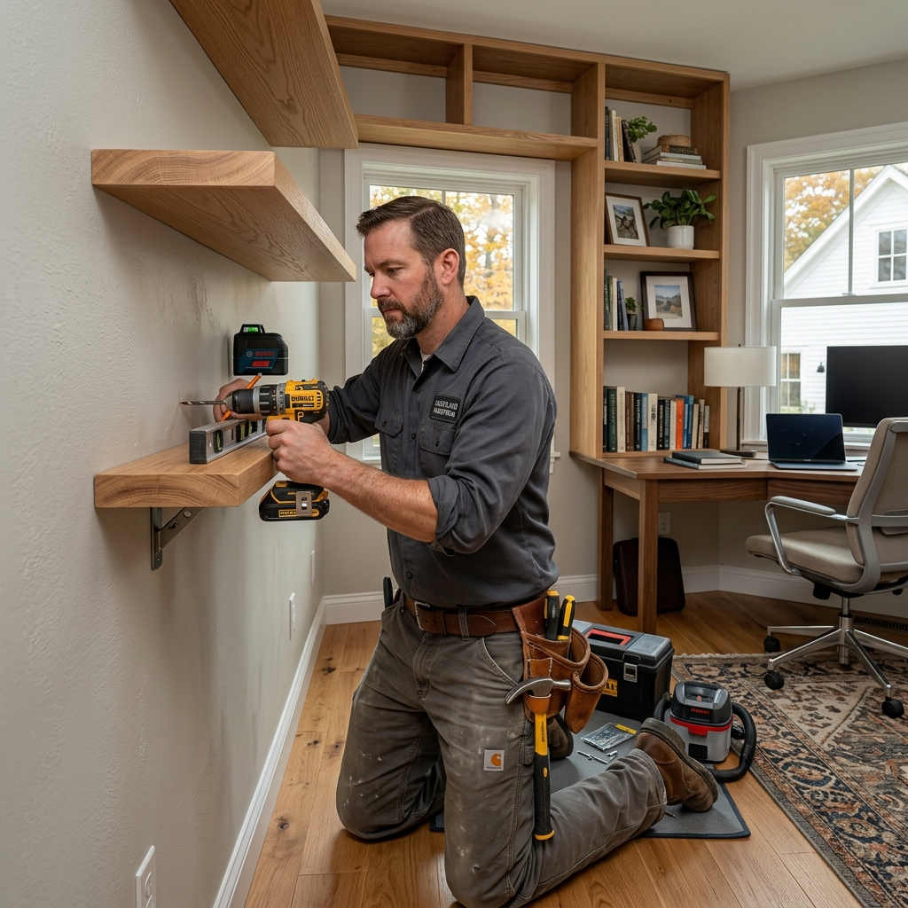 Shelving Installation services in Connecticut by Westport Handyman Services